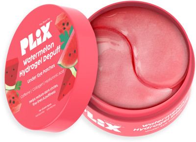 The Plant Fix Plix Watermelon Hydrogel Under Eye Patches for Dark Circles 60 Patches(60 g)