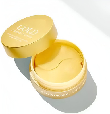 MYFLMA PEARL & GOLD HYDROGEL UNDER EYE PATCHES to Reduce Dark Circles, Puffiness(60 g)