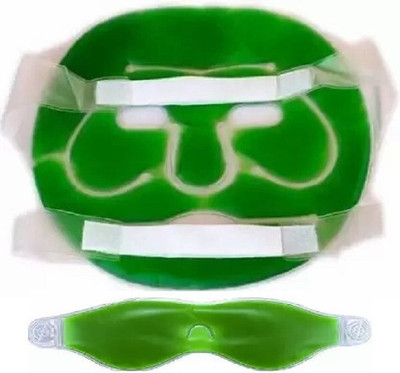 Elecsera Aloe Vera Cool Gel Eye Cooling Gel Full Face Mask Reusable(100 ml)