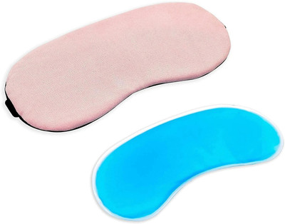 JK ENTERPRISE 1 PC Sleeping Rest Ice Eye Shade with Ice Pack Cooler Bag Sleeping Mask Cover Cold Relaxing Soothing Eyes Care Gel Mask(100 g)