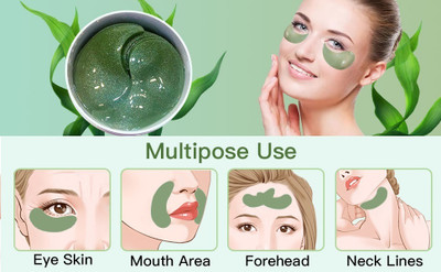 REIMICHI Eye Patches Treats Dark Circles Enriched With Aloe Vera Extract for Women & Men(100 ml)