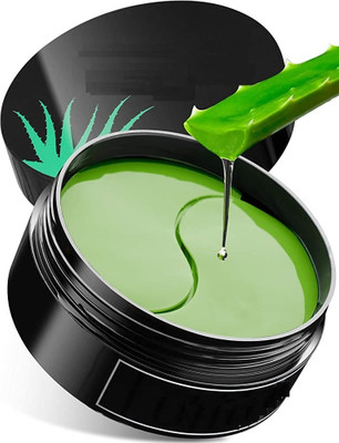 GFSU - GO FOR SOMETHING UNIQUE Green Tea Hydrogel Under Eye Patches for Dark Circle, Fine Lines & Wrinkles(60 g)