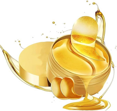 shukan enterprise Gold Eye Masks Collagen Under Sheet Hydrogel Anti-puffiness Under Eye Patches(60 g)