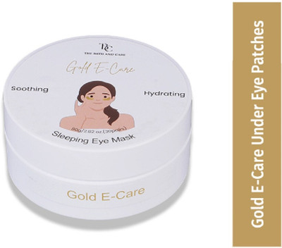 The bath and care Gold E-Care Under Eye Patches, Enriched Collagen for Dark Circles & Puffiness(80 g)