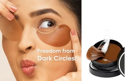 CATERINACHIARA Coffee Hydrogel Under Eye Patches For Dark Circles & Puffiness Reduction._.(60 ml)