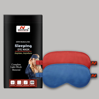 Avirons Sleeping Eye Mask for Kids And Adults | Super Smooth Sleep Mask and Blind Fold(300 g)