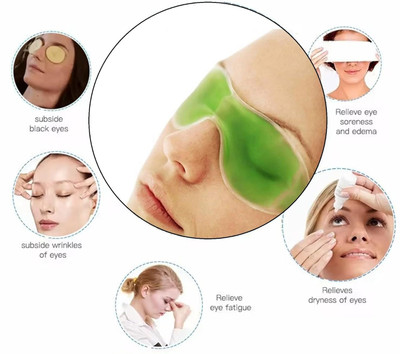 manasona Relaxing Pain Relief Cold Eye Mask With Stick-On Straps(10 ml)