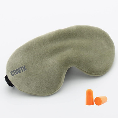 price history - craftx 3D Sleeping Eyemask With Earplugs, 100% Darkness, Eye Mask ( Olive )