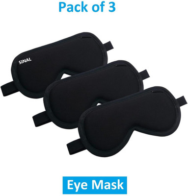 SINAL Pack of 3 soft Comfortable Eye Mask (EM34)(200 g)