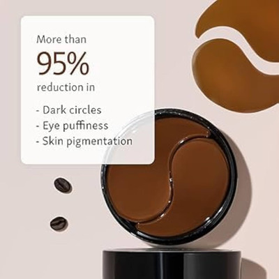 ADJD Hydra Coffee Eye Patches For Dark Circles & Puffiness Reduction(60 g)