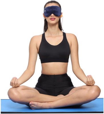 craftx CraftXDarkness,Super-Soft, Meditation, Deep Sleep, Travel Eye Shade (Blue)(1 g)