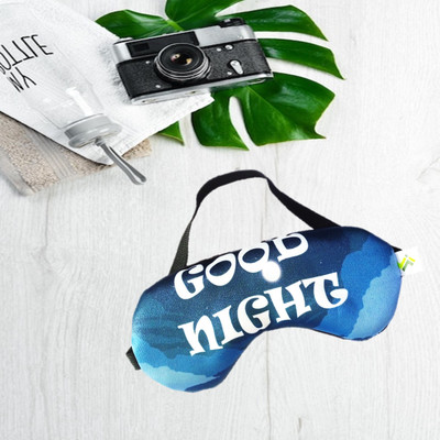 JELLIFY Set of 2 Good night with I love Sleep Print Eye mask/ Sleep Mask for Relaxing(0 ml)