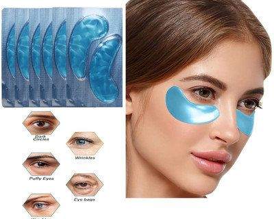 GABBU blue Gel Eye Patches Hydrating & Refresh for Puffy Eyes, Dark Circles eye mask.(60 g)