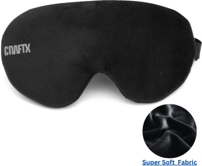 craftx CraftX3D Sleeping Eyemask With Earplugs, Shade (Black, PACK OF 2 )(1 g)