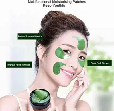 EVERERIN Hydrogel Under Eye Patches for Dark Circles & Hydration | Women & Men(60 g)