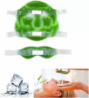 Elecsera Aloe Vera gel based multipurpose magnetic eye and face cool mask(100 ml)
