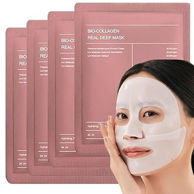 ShopVee Collagen Overnight Face Mask – Hydrating & Repair (Pack of 4)(38 g)