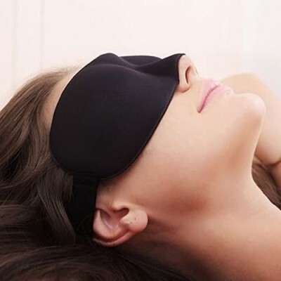 La Rostro Sleeping Eye Mask Slip Night Sleep Eye black 3D Cotton Cover Super Soft(10 g)