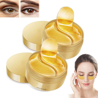 FLORERO COMBO 24K Gold Eye Mask Collagen Under Eye Mask Patches(120 g)