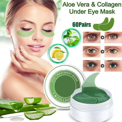 YAWI Under Eye Hydrogel Collagen & Aloe Mask Patches Dark Circles Anti Ageing(84 g)