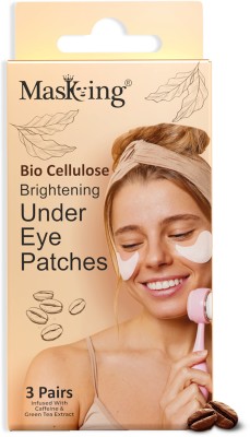 MasKing Bio Cellulose Under Eye Patches for Dark Circles, Wrinkles, Anti-Aging (3 Pairs)(50 g)