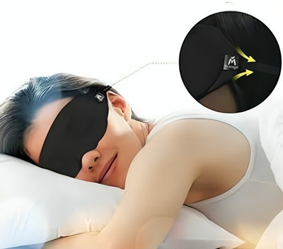 Comfortinglives Adjustable strap Night Eye Mask for Men for a snug and restful sleep(15 g)