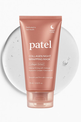 patel creation Collagen Overnight Wrapping Peel Off FacialMask Pack-Elasticity & Hydration Care(75 ml)