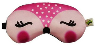 JELLIFY Pink Fox Print Eye mask For relaxing/Mediatation for Men/women(1 ml)