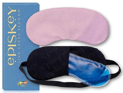 Episkey Pain Relief Cooling Gel Relaxing Eye Sleep Mask for Dark Circles | Pink-GL(0 ml)