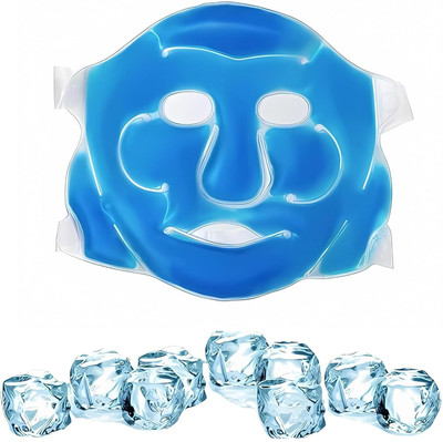 Elecsera Hot and Cold Cooling Ice Relaxing Face Gel Mask for Cool therapy and Glowing(100 ml)