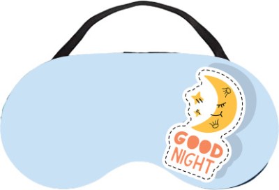 WELLTONE Cute And Soft Printed Sleep Mask, Blue-V(1 g)