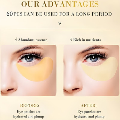 LAAMU Best Hydra Anti Wrinkle Eye Serum Patch Treats Dark Circles(60 g)