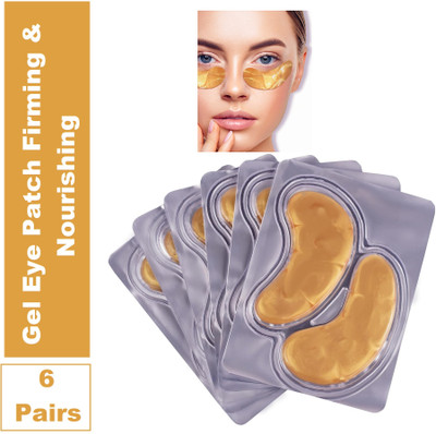 Latixmat 24K GOLD EXTRACTS ENRICHED EYE PATCHES FOR WRINKLES & DARK CIRCLE(6 ml)