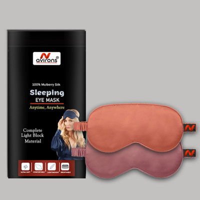 Avirons Eye Mask for sleeping | Sleep Comfort with Super Soft & Smooth Sleeping eye Mask(300 g)