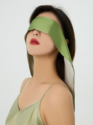 Skingo pack Of 1 soft silk satin blindfold ribbon | soft satin eye mask for couple(1 ml)