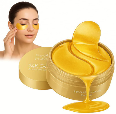 Deoxys Under Eye Patches - 60 Pcs - 24K Gold Eyes Mask- Puffy Eye(60 ml)