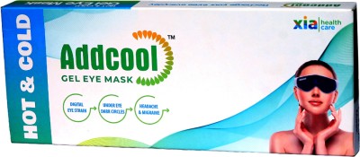 apex ecomm Addcool Gel Eye Mask | Hot & Cold Mask | Reusable | Adjustable Strap |(30 ml)