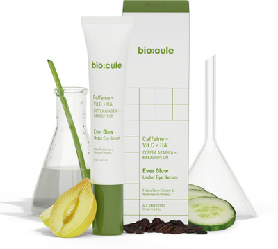 biocule Ever Glow Under Eye Serum with Caffeine, Vitamin C & Hyaluronic Acid(15 ml)