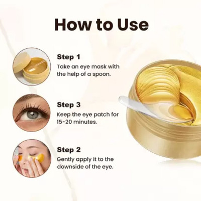 EVERERIN Eye Serum Patch for Nourishment-Anti-wrinkle ,Reduce Dark Circles-GOLD(60 g)