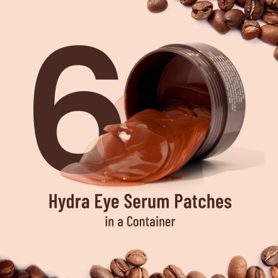 ELIIOUS Hydra Eye Serum Patch| Treats Dark Circles , Fine Lines | Shade -Coffee , 60 Pcs(80 ml)