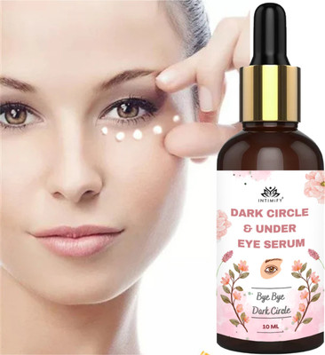 INTIMIFY Dark Circles Removal Serum, Reduce Puffiness and Fine Lines, For Men & Women(10 ml)