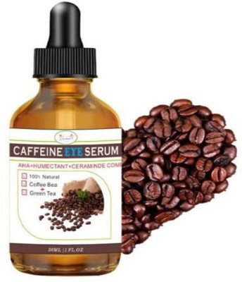 VADAPALLI BEAUTY PRODUCTS Dark Circle Defense: Caffeine Eye Serum for Brighter and Even-Toned Under-Eyes(30 ml)