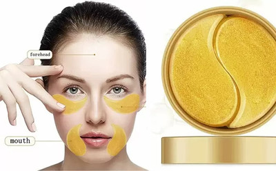winry Gold Moisturizing Eye Mask Remove Dark Circle Anti wrinkle Eye Pad Patches(180 g)