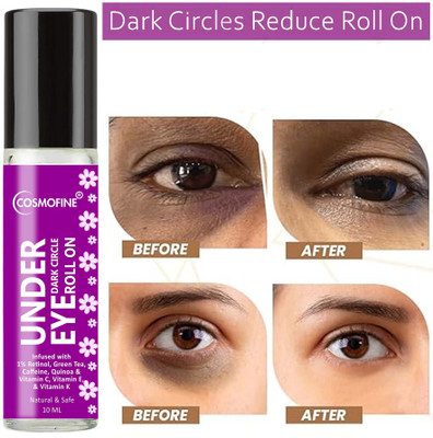 cosmofine Under Eye & Dark Circle Serum For Dark Circles, Wrinkle & Puffy Eyes(10 ml)