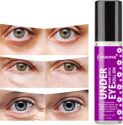 cosmofine Dark Circle Serum Roll On Reduces Dark Circles, Fine Line, Wrinkles & Puffiness(10 ml)