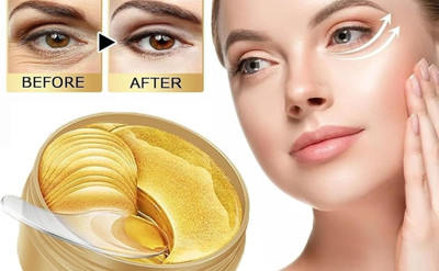manasona Eye Patches for Dark Circles | Pack of 60 Eye Cooling Gel Pads(84 g)