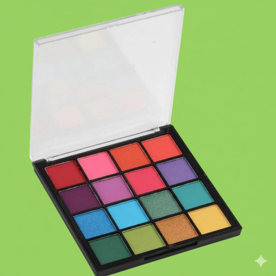 Gleam Soul Professional Eye & Face Palette with 16 Rich Shades | Smooth Texture 45 g(MultiColor)