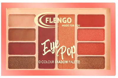 FLENGO; MADE FOR YOU Eye Pop 10 Colour Dramatic Eyelook Shadow Palette 30 g(SHADE-1)