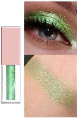 Latixmat Waterproof Liquid Eyeshadow Glitter Pigments Shimmer Metallic Eye Shadow Stick 4.5 ml(Mint Green)