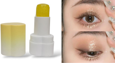GABBU Long Lasting Waterproof Jelly Eye Shadow Make Up 4 g(YELLOW)